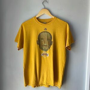 Kobe Bryant Majestic Los Angeles Lakers NBA Cartoon Shirt